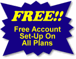 Free account set up on all plans